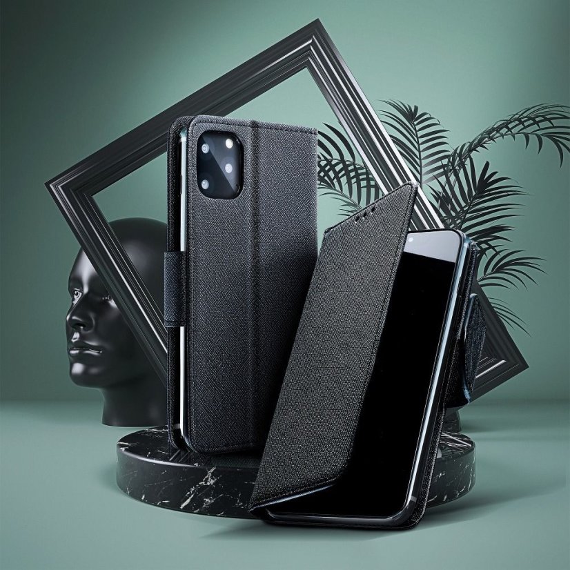 Tok Fancy Book Case Xiaomi Redmi Note 7 Black