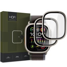edzett védőüveg Hofi Glass Ring 2-Pack Apple Watch Ultra 1 / 2 (49 mm) Titanium