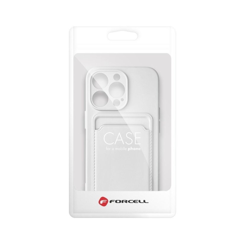 Forcell CARD Case  iPhone 13 Pro Max biely