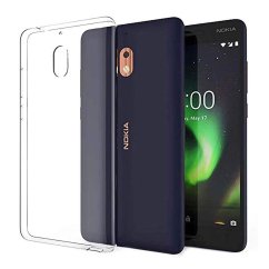 Transparentný silikónový kryt s hrúbkou 0,3mm  Nokia 2.1 ( 2 2018 )  priesvitný