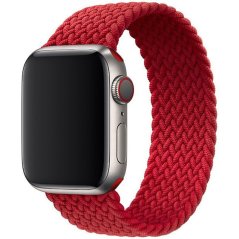 Remienok pre Apple Watch (42/44/45mm) Elastic Nylon, veľkosť 135-150mm - Red