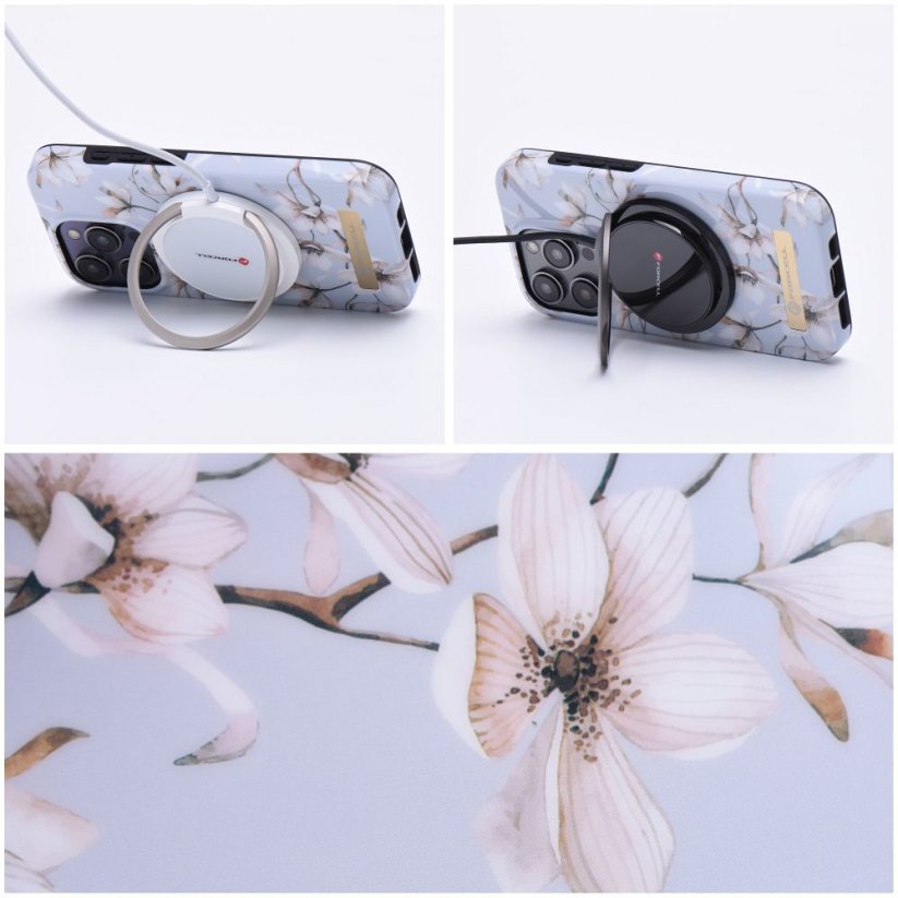 Kryt Forcell F-Protect Mirage Case s MagSafe iPhone 15 Plus Spring Flowers