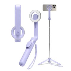 Selfie tyč Spigen S571W Magsafe Bluetooth Selfie Stick Tripod Lavender Selfie tyč Spigen S571W Magsafe Bluetooth Selfie Stick Tripod Lavender