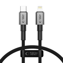 Kábel Tech-Protect Ultraboost Dna Lightning Cable PD27W/3A 25cm Iron Grey