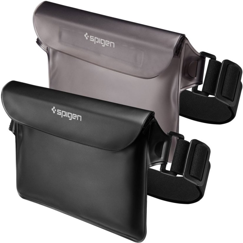 Vodeodolné púzdro Spigen A620 Universal Waterproof Waist Bag 2-Pack Black
