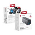 Desktop Charger Forcell F-Energy Gan III 2 X USB C + 2 X USB A Qc4.0 Pd 5A 100W Vt-49 Gray