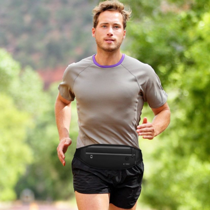 Tech-Protect M7 univerzális sport deréktáska Black