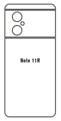Hydrogel - zadná ochranná fólia - Xiaomi Redmi Note 11R Hydrogel - zadná ochranná fólia - Xiaomi Redmi Note 11R