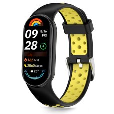 Óraszíj Tech-Protect Iconband Air Xiaomi Smart Band 8 / 9 / 10 / Nfc Black/Yellow