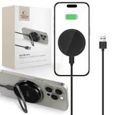 Bezdrôtová nabíjačka Tech-Protect Qi15W-A33 Magnetic Magsafe Wireless Charger Black