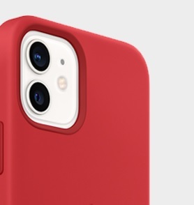 Slim Minimal iPhone 12 red