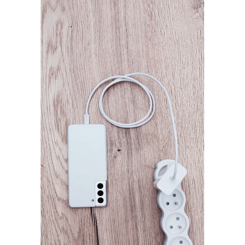 Phone Charger Forcell F-Energy USB C Qc4.0 Pd 3A 45W Tfk-Tc-45Wpd White