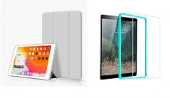 TriFold Smart Case - kryt so stojančekom pre iPad Pro 10.5/ 2019 Air3 10.5 - šedý + Ochranné tvrdené sklo s inštalačným rámikom TriFold Smart Case - kryt so stojančekom pre iPad Pro 10.5/ 2019 Air3 10.5 - šedý + Ochranné tvrdené sklo s inštalačným rámikom