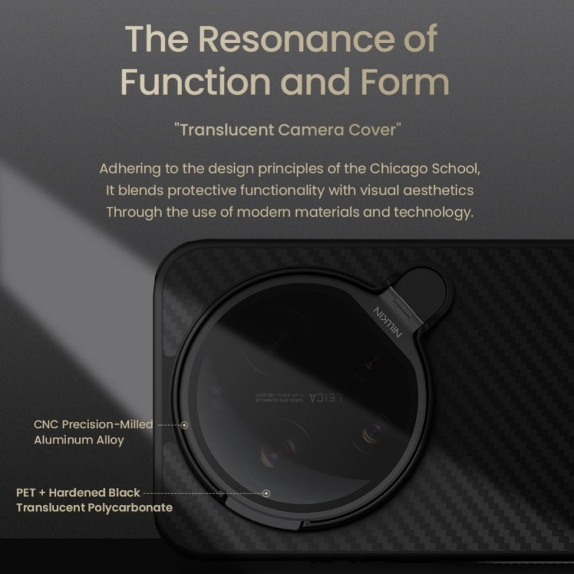 Nillkin CarboProp Aramid Magnetic zadný kryt pre Xiaomi 17 Ultra Black