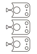 engaroGuard Hydrogel - 3x ochranná fólia zadnej kamery - iPhone 17 Pro