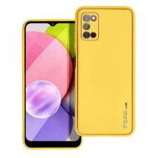 Kryt Forcell LEATHER Case Samsung Galaxy A03s žluté