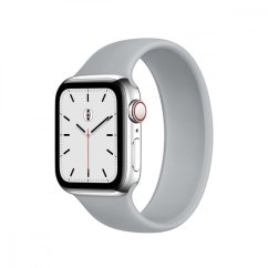 Remienok pre Apple Watch (42/44/45mm) Solo Loop, veľkosť S - šedý