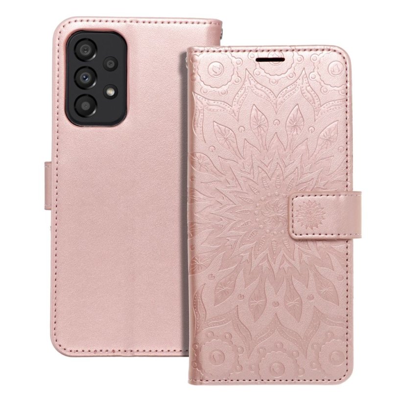 Kryt Mezzo Book Case Samsung Galaxy A33 5G Mandala Rose Gold