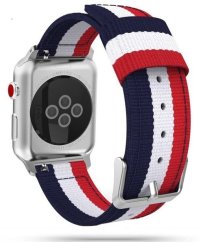 REMIENOK TECH-PROTECT WELLING APPLE WATCH 2/3/4/5/6/SE (42/44mm), NAVY/RED