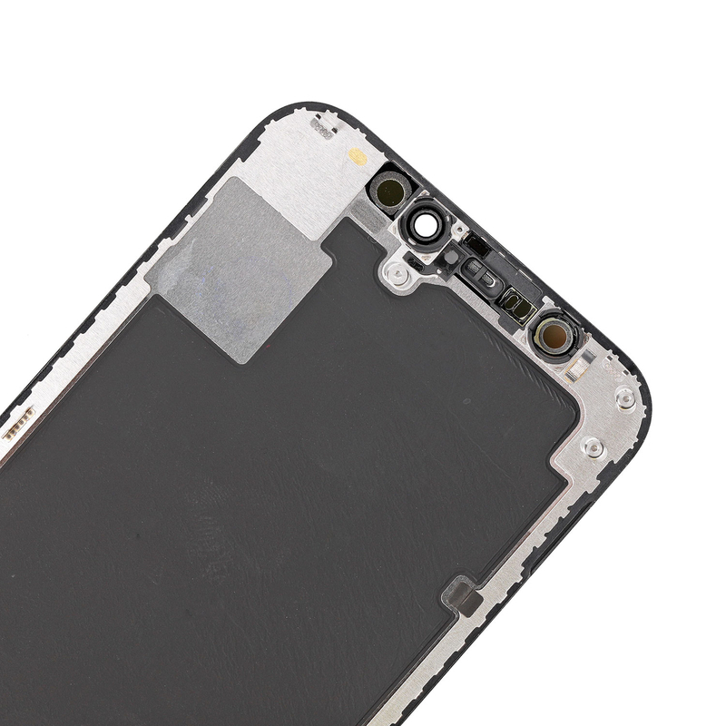 MULTIPACK - Fekete LCD kijelző iPhone 12 mini + ragasztó a kijelző alatt + 3D védőüveg + szerszámkészlet