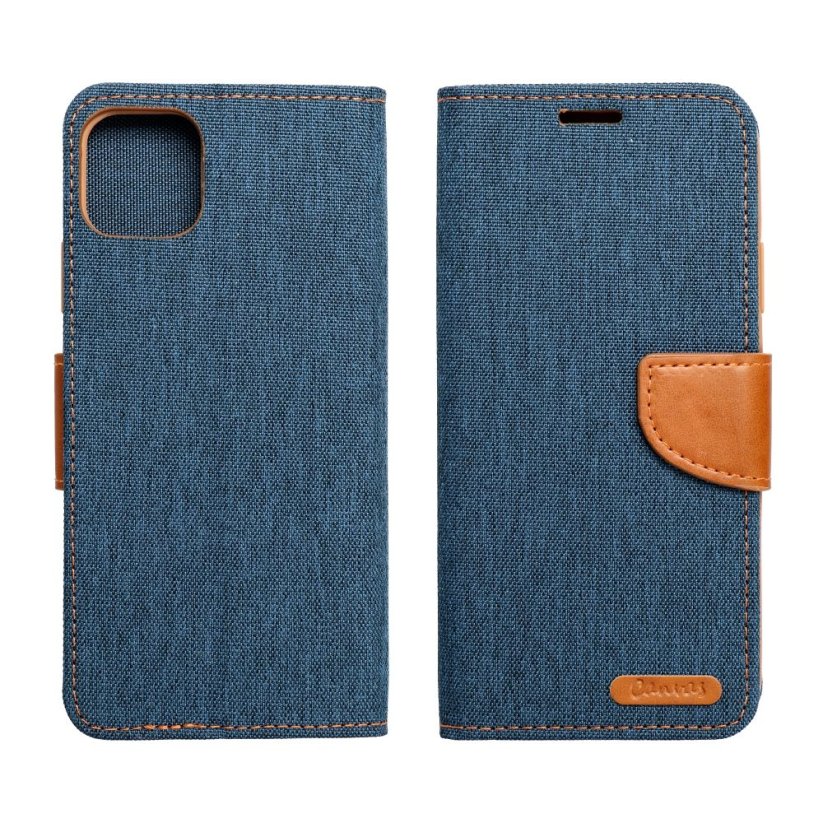 Kryt Canvas Book Case Samsung Galaxy S23 FE Navy Blue