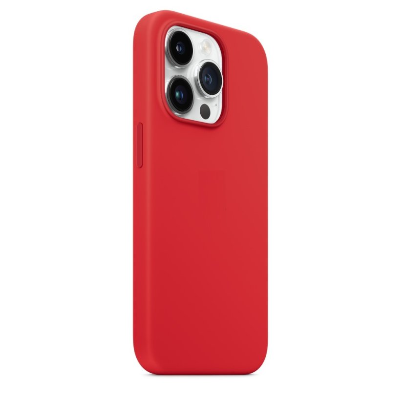 iPhone 14 Pro Silicone Case s MagSafe - (PRODUCT)RED™ design (červený)