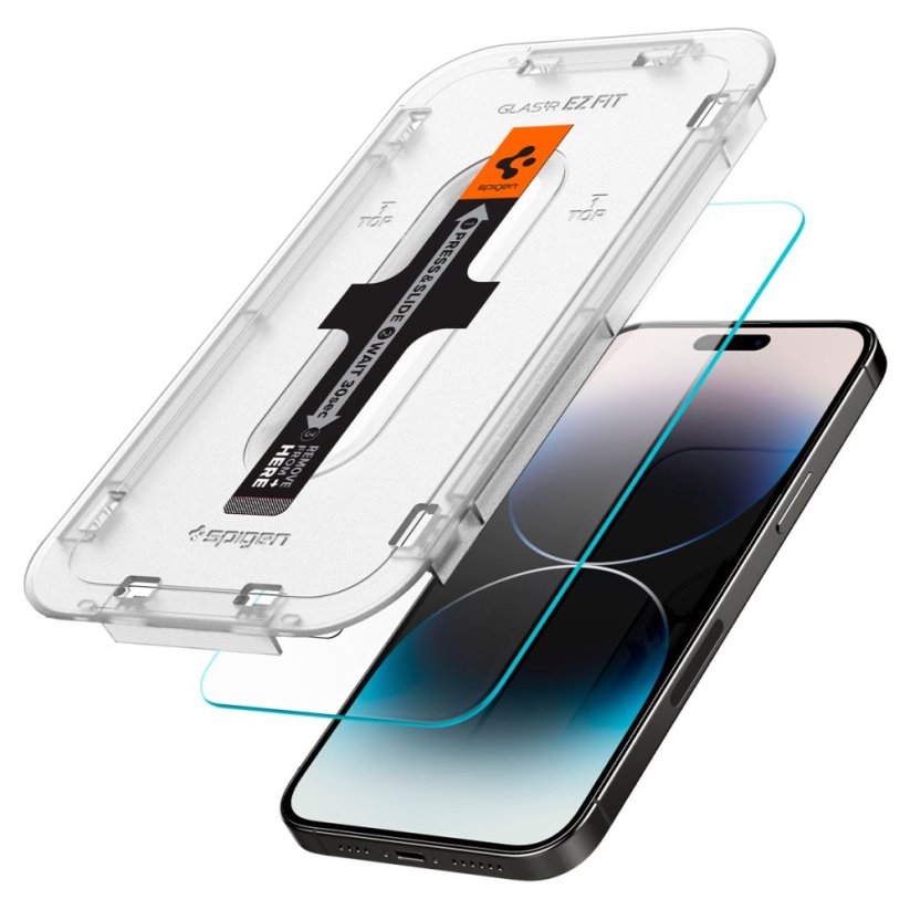 Ochranné tvrdené sklo Spigen Glas.Tr ”Ez Fit” 2-Pack iPhone 14 Pro Clear