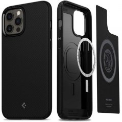 Kryt Spigen Mag Armor iPhone 12/12 Pro Matte Black