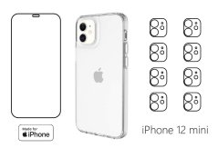 START PACK - hydrogel ochranná fólia + 8ks fólia na zadnú kameru + transparentný kryt pre iPhone 12 mini START PACK - hydrogel ochranná fólia + 8ks fólia na zadnú kameru + transparentný kryt pre iPhone 12 mini