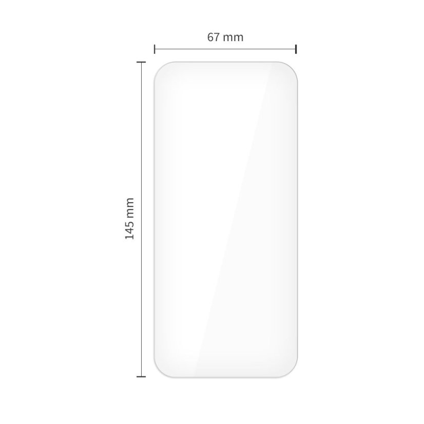 Ochranné tvrdené sklo Tech-Protect Glass Fit+ 2-Pack iPhone 16 Pro / 17 / 17 Pro Clear