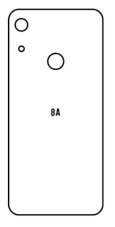 Hidrogél - hátsó védőfólia - Huawei Honor 8A 2020
