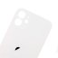 Apple iPhone 12 - Sklo zadného housingu so zväčšeným otvorom na kameru (White)