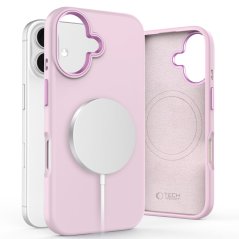Kryt Tech-Protect Silicone Pure Magsafe iPhone 16 Pink Pearl Kryt Tech-Protect Silicone Pure Magsafe iPhone 16 Pink Pearl