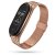 Řemínek Tech-Protect Milaneseband Xiaomi Mi Smart Band 7 Rose Gold