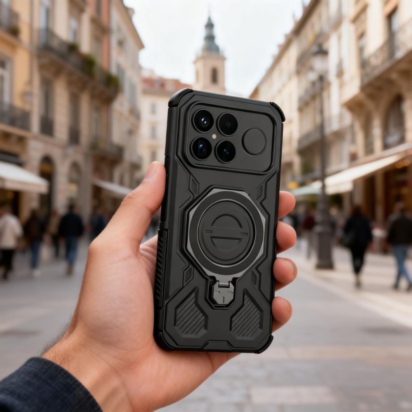 Kryt Tech-Protect Tacticstand Magsafe Xiaomi Poco F8 Ultra Matte Black