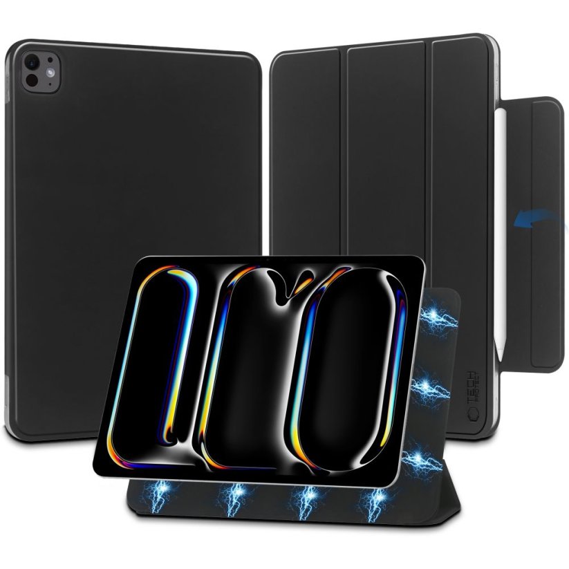 Kryt Tech-Protect Smartcase Magnetic iPad Pro 11 5 / 2024 Black