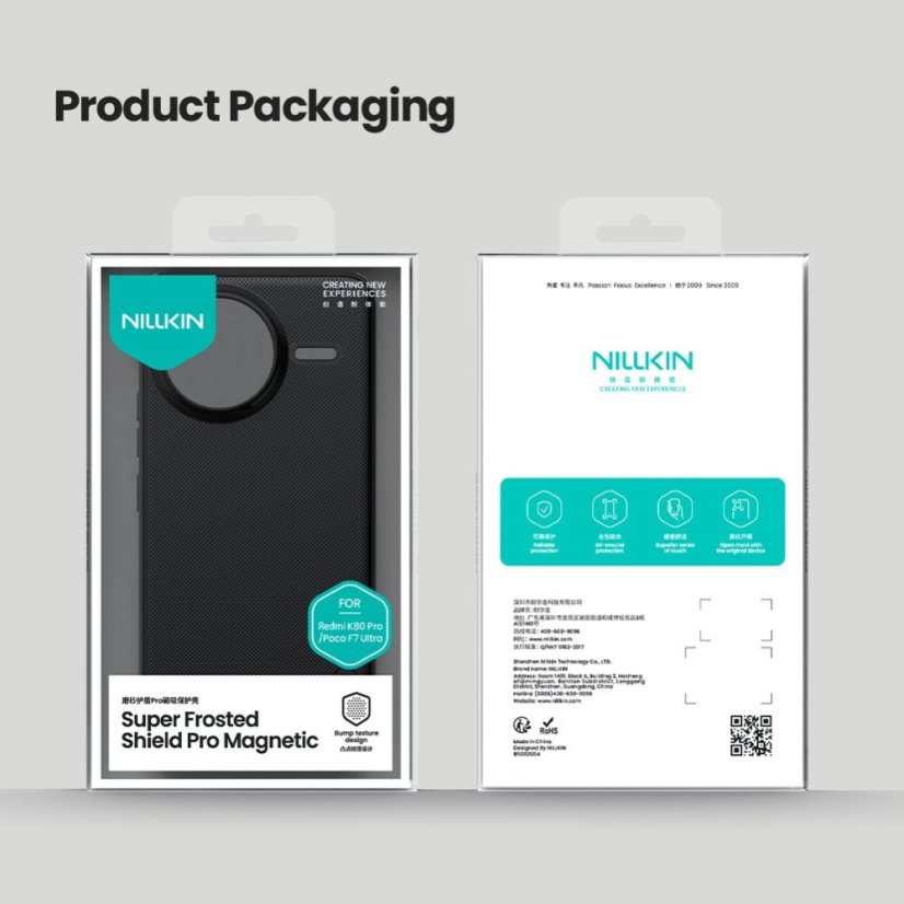 Nillkin Super Frosted PRO Magnetic zadný kryt pre Poco F7 Ultra Black