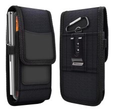 Tok Vertical Universal Case Oxford Model 2 iPhone 6 / 7 / 8 / 12 mini / 13 mini / Samsung Galaxy A40 / S5 Black