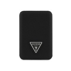 Guess PU Grained Triangle Logo MagSafe Powerbanka 5000mAh Black Guess PU Grained Triangle Logo MagSafe Powerbanka 5000mAh Black