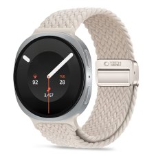 Tech-Protect nylon szíj Samsung Galaxy Watch 8 / 9 / Classic (40 / 44 / 46 mm) Starlight