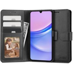 Kryt Tech-Protect Wallet Samsung Galaxy A15 4G / 5G Black