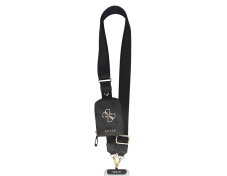 Guess Crossbody Popruh PU 4G Metal Logo + Peněženka Black