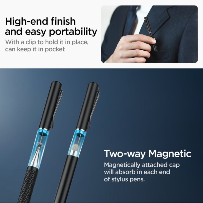 Kapacitné pero Spigen Universal Stylus Pen Black