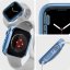 KRYT SPIGEN THIN FIT APPLE WATCH 7 / 8 / 9 (45 MM) BLUE