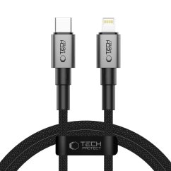 Kábel Tech-Protect Ultraboost Dna Lightning Cable PD27W/3A 100cm Iron Grey
