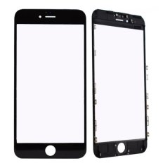 Oleofóbne náhradné čierne predné sklo s rámom na iPhone 6S Oleofóbne náhradné čierne predné sklo s rámom na iPhone 6S