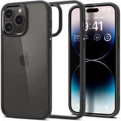 Kryt Spigen Ultra Hybrid iPhone 14 Pro Matte Black Kryt Spigen Ultra Hybrid iPhone 14 Pro Matte Black
