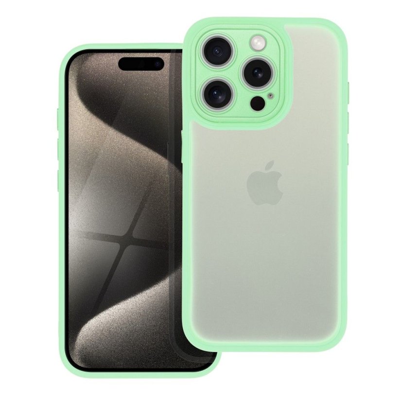 Kryt Ochranné sklo Variete Case iPhone 15 Pro Pistachio