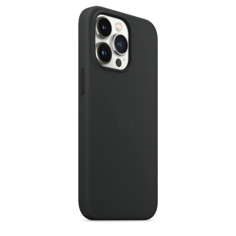 iPhone 13 Pro Max Silicone Case s MagSafe - Midnight design (čierny)