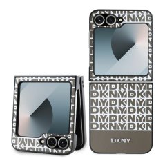 DKNY PU Leather Repeat Pattern Bottom Stripe zadný kryt pre Samsung Galaxy Z Flip 6 Brown DKNY PU Leather Repeat Pattern Bottom Stripe zadný kryt pre Samsung Galaxy Z Flip 6 Brown
